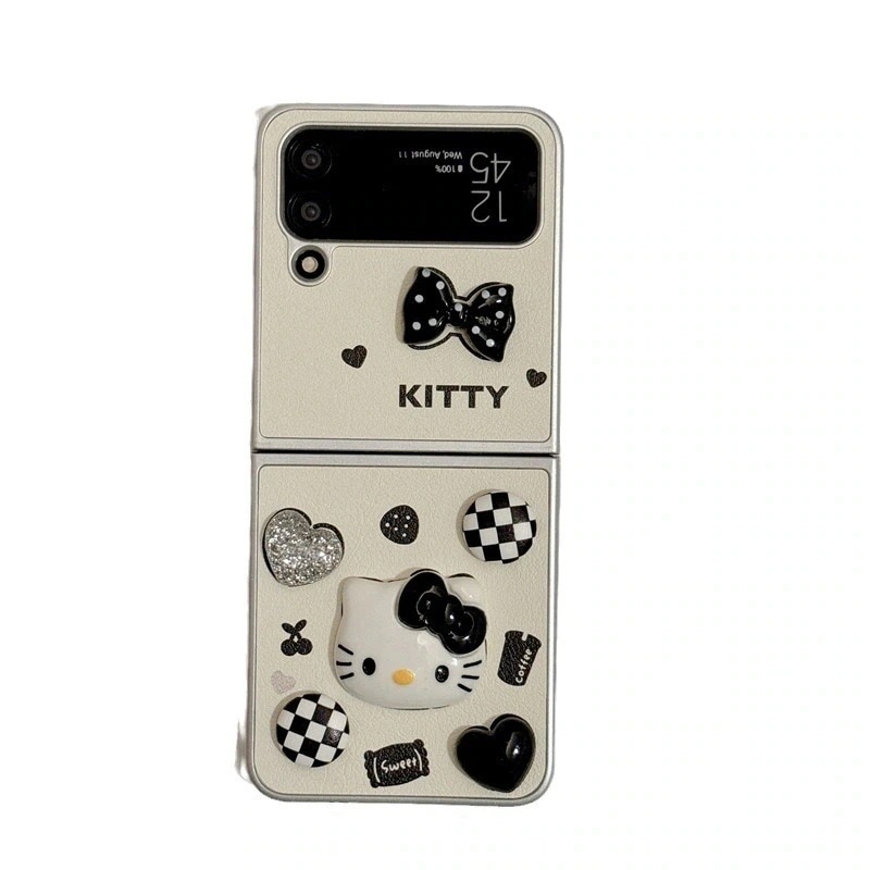 10点セット】3D スマホストラップキティーgalaxy z flip6 ケース