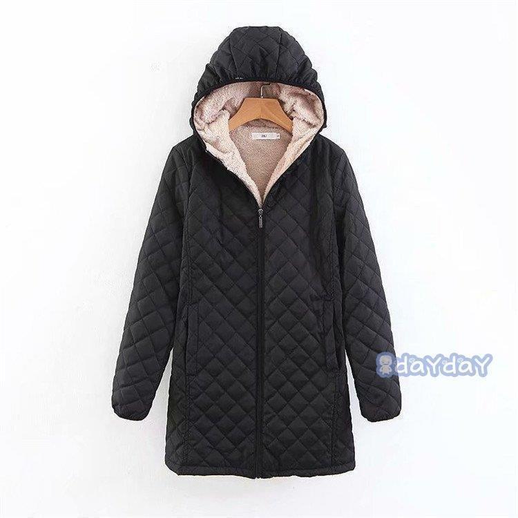 新作 トレンド キルティングコート 中綿コート コート キルティングジャケット レディース 冬 アウター 無地 冬 裏起毛 裏ボア フード付 体型カバー 大きいサイズ