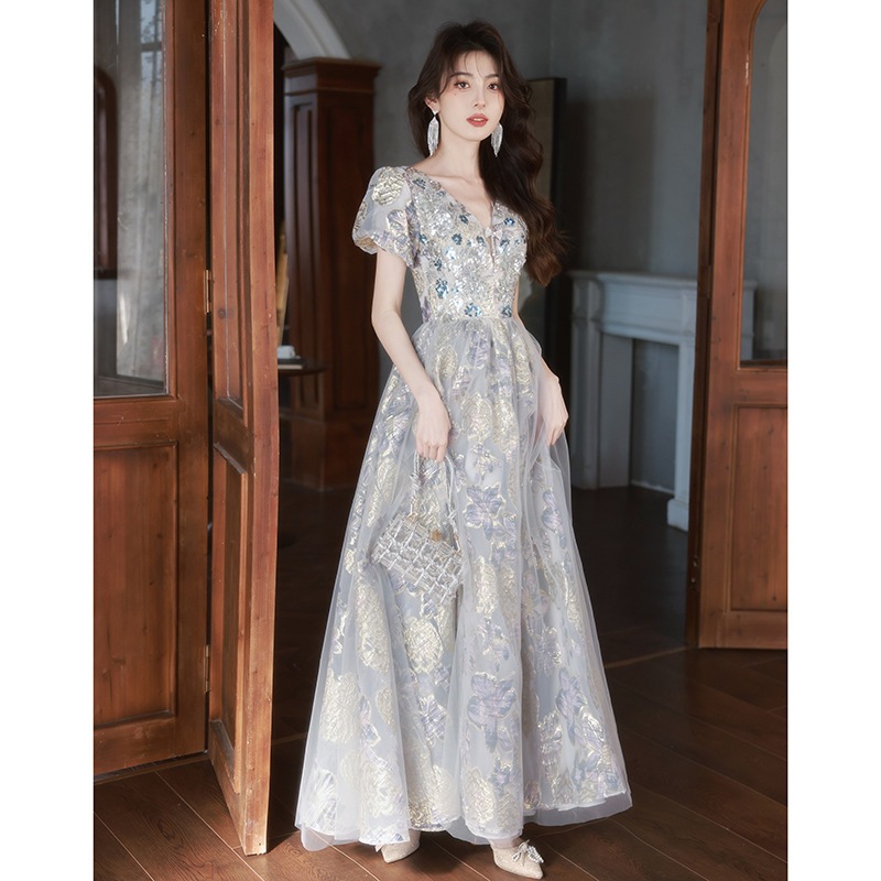 スーパードレスウィメン2025ハイエンドバンケット気質大人のエチケットとアート試験をホストする