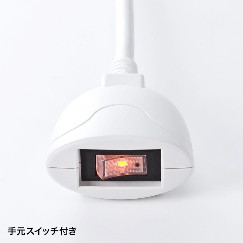 雷ガードタップ 3P 8個口 2.5m ホワイト TAP-SP308 雷ガードタップ 3P 8個口 2.5m ホワイト TAP-SP308