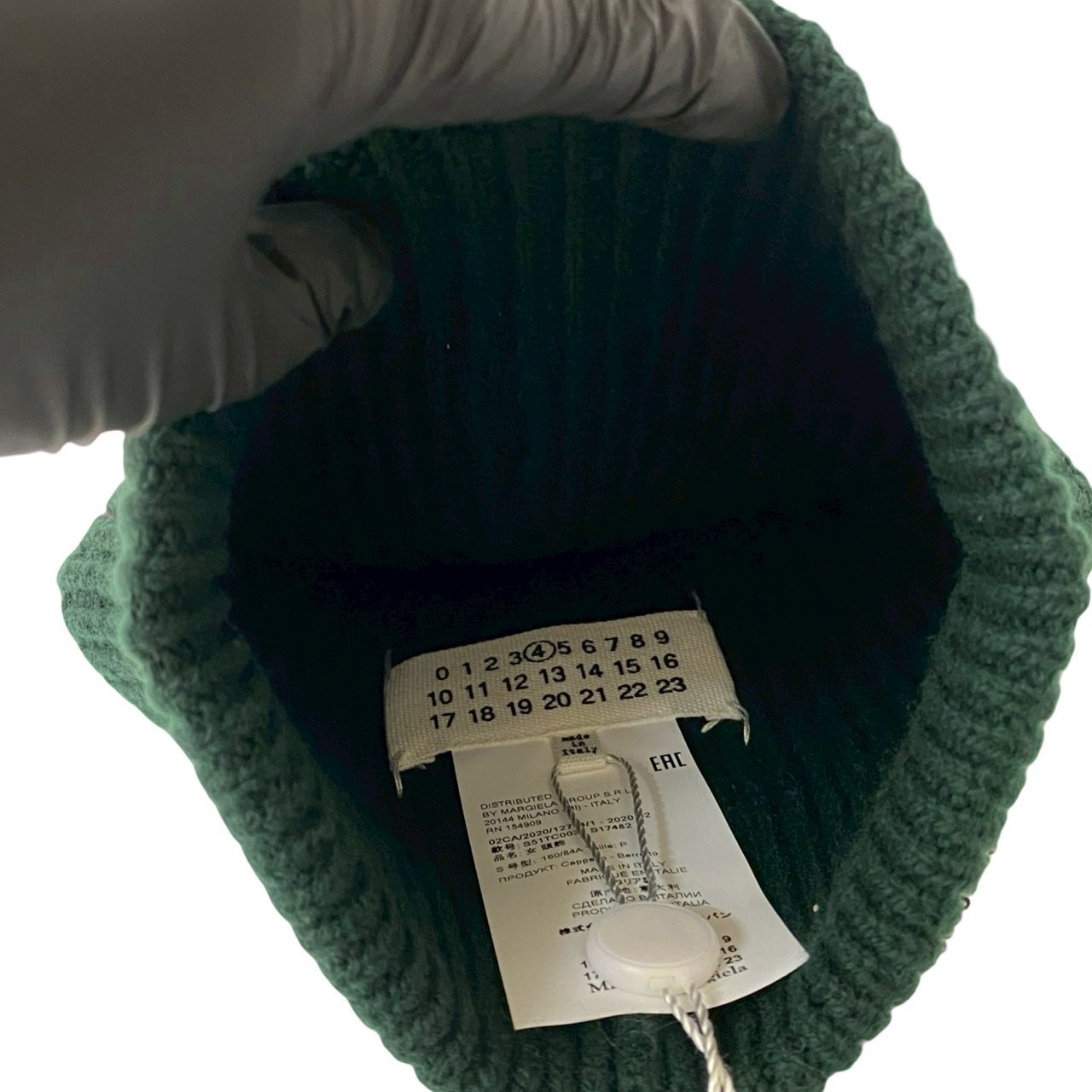 4ステッチニットキャップ ウール グリーン 09597 4ステッチニットキャップ ウール グリーン 09597