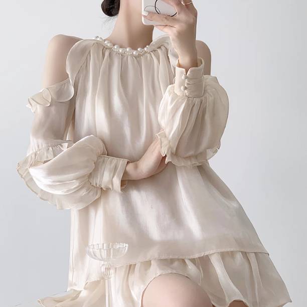 レディース スカート ワンピース ドレス ミニスカート ミニ ショート 長袖 ホルターネック オフショルダー フェミニン フリル 薄手 サテン かわいい 大人可愛い きれいめ シンプル カジュアル 上 レディース スカート ワンピース ドレス ミニスカート ミニ ショート 長袖 ホルターネック オフショルダー フェミニン フリル 薄手 サテン かわいい 大人可愛い きれいめ シンプル カジュアル 上