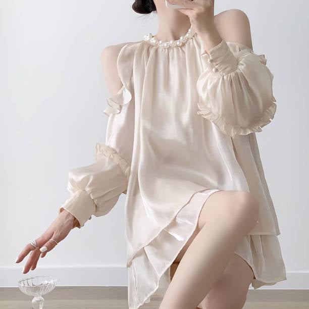 レディース スカート ワンピース ドレス ミニスカート ミニ ショート 長袖 ホルターネック オフショルダー フェミニン フリル 薄手 サテン かわいい 大人可愛い きれいめ シンプル カジュアル 上 レディース スカート ワンピース ドレス ミニスカート ミニ ショート 長袖 ホルターネック オフショルダー フェミニン フリル 薄手 サテン かわいい 大人可愛い きれいめ シンプル カジュアル 上