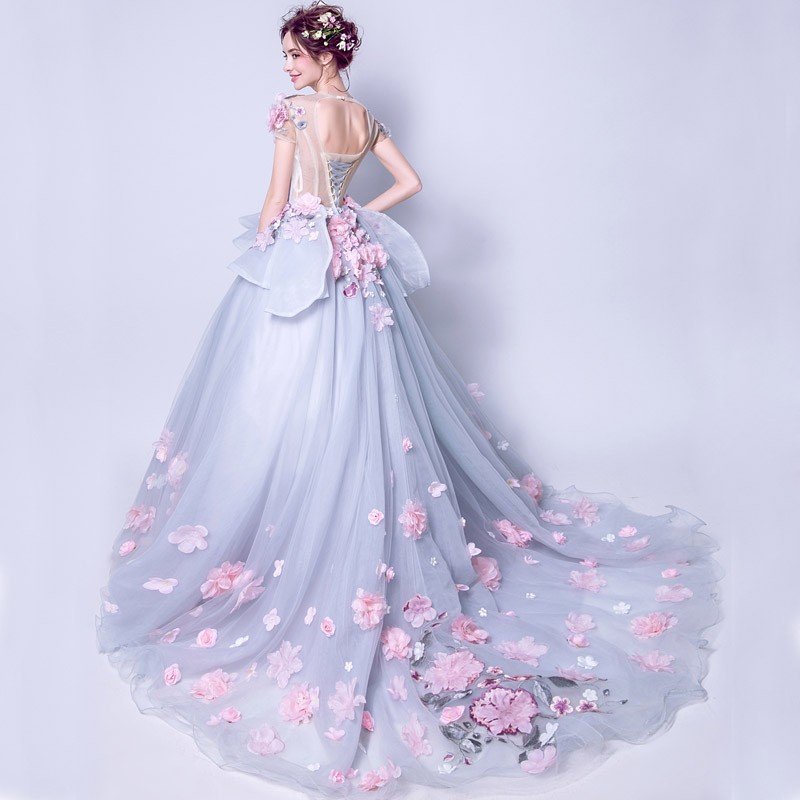 ウエディングドレス 半袖 安い カラードレス ロングドレス コンサート 結婚式 二次会 プリンセスラ ウエディングドレス 半袖 安い カラードレス ロングドレス コンサート 結婚式 二次会 プリンセスラ