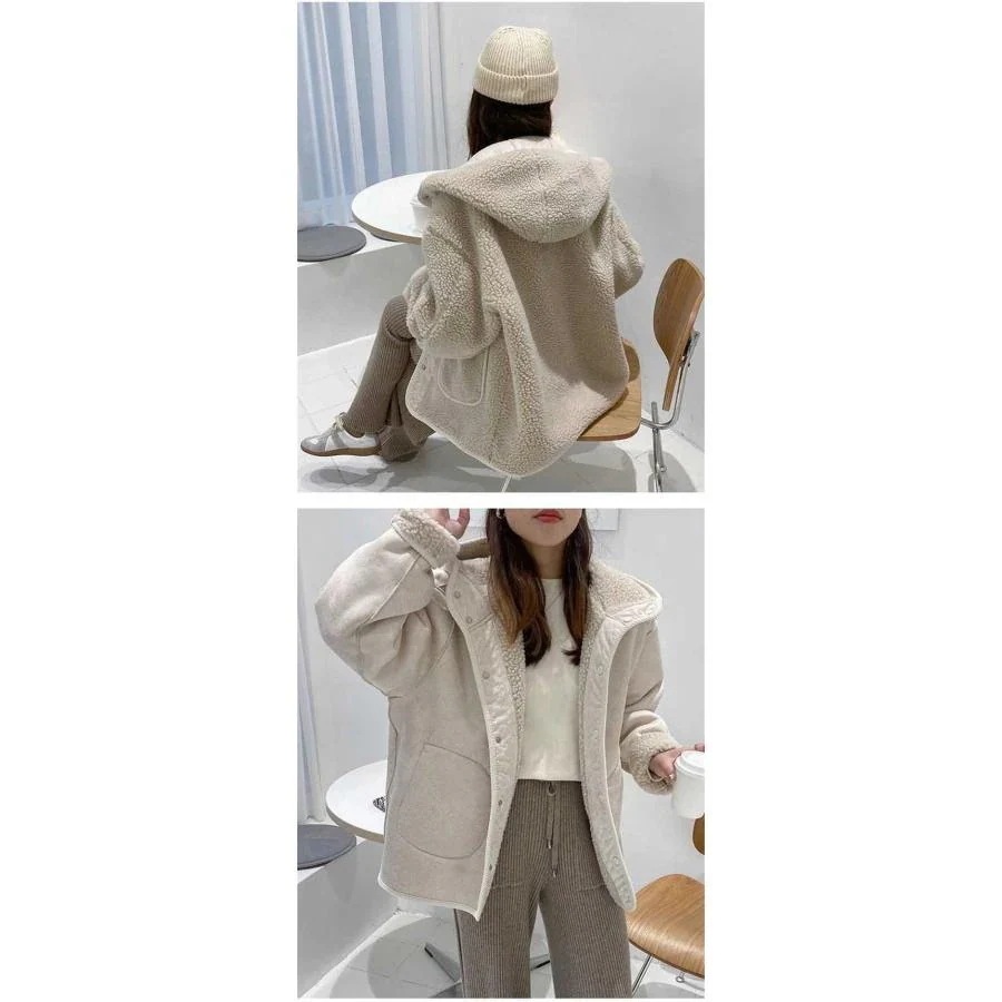 【急速出荷!】ボアブルゾン ボア ジャケット ボア コート レディース ボア カジュアル ボア アウター もこもこ リバーシブル アウター フード付き コート ファーコート 【急速出荷!】ボアブルゾン ボア ジャケット ボア コート レディース ボア カジュアル ボア アウター もこもこ リバーシブル アウター フード付き コート ファーコート