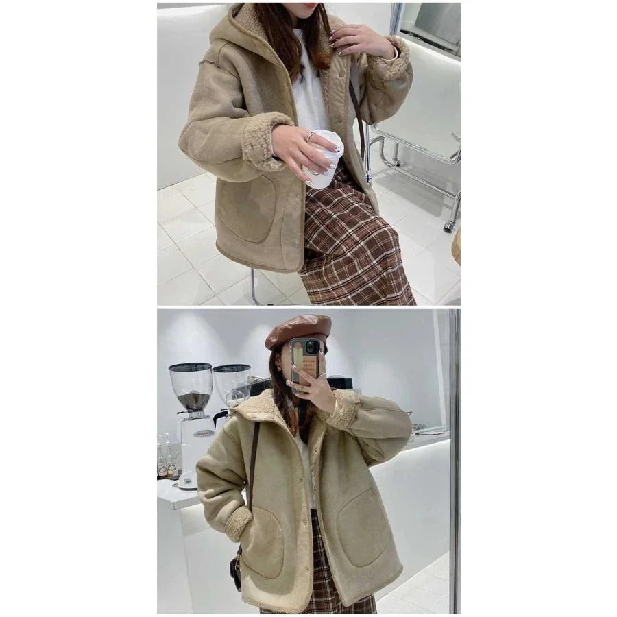 【急速出荷!】ボアブルゾン ボア ジャケット ボア コート レディース ボア カジュアル ボア アウター もこもこ リバーシブル アウター フード付き コート ファーコート 【急速出荷!】ボアブルゾン ボア ジャケット ボア コート レディース ボア カジュアル ボア アウター もこもこ リバーシブル アウター フード付き コート ファーコート