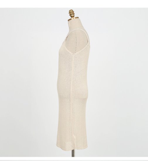 【取寄：納期2週間】ワンピース レディース マーメイド 透かし編み クロシェ編み 模様編み エレガント 半袖 夏 上品 きれいめカジュアル リゾート ミモレ丈 タイト ラウンドネック フリル裾 ひざ下