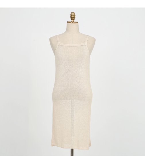 【取寄：納期2週間】ワンピース レディース マーメイド 透かし編み クロシェ編み 模様編み エレガント 半袖 夏 上品 きれいめカジュアル リゾート ミモレ丈 タイト ラウンドネック フリル裾 ひざ下