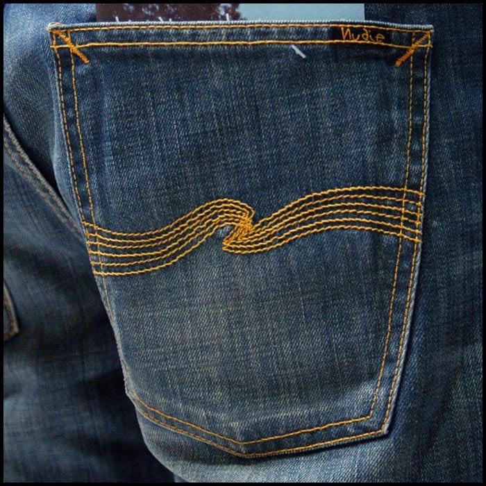 ヌーディージーンズ NUDIE JEANS メンズ ストレート デニム パンツ STRAIGHT SVEN LIGHT RICH BLUE ジーンズ セレブ ファッション サファリ掲載 パンツ イン