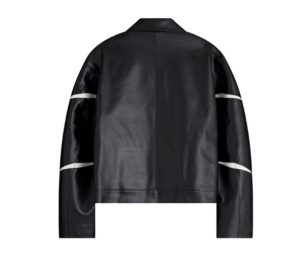 [SPERONE] Slit Leather Jacket