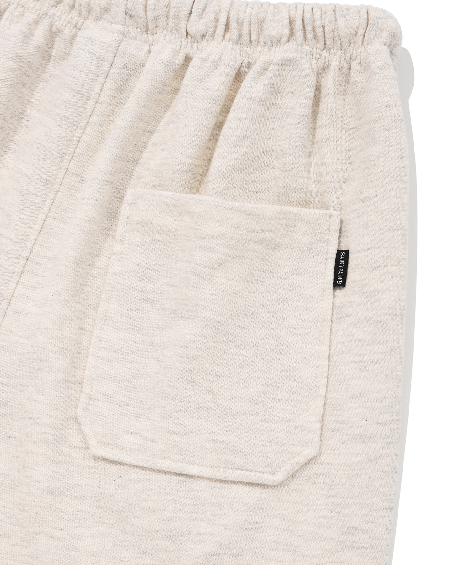 SP Basic Logo Short Pants-Oatmeal SP Basic Logo Short Pants-Oatmeal