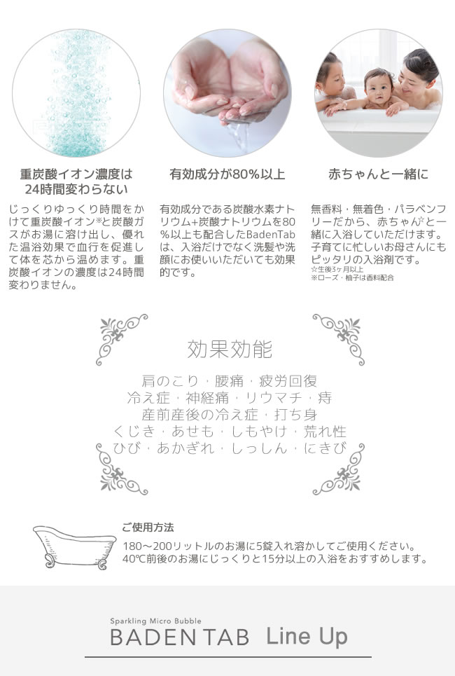 薬用　Baden Tab （バーデンタブ）30錠　2袋