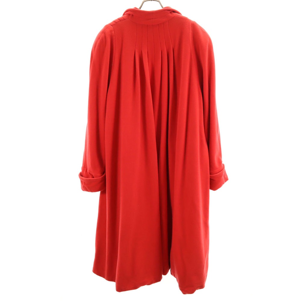 90s イタリア製 オールド ショールカラー コート 42 レッド レディース 90s イタリア製 オールド ショールカラー コート 42 レッド レディース