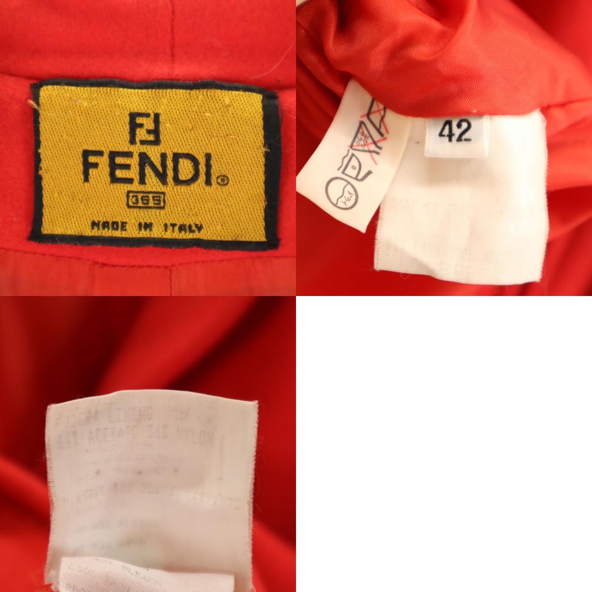 90s イタリア製 オールド ショールカラー コート 42 レッド レディース 90s イタリア製 オールド ショールカラー コート 42 レッド レディース