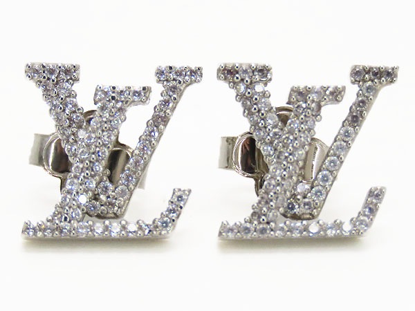 新品同様ルイヴィトンブックルドレイユLVアイコニックストラスピアスシルバーラインストーンメタルM00608 新品同様ルイヴィトンブックルドレイユLVアイコニックストラスピアスシルバーラインストーンメタルM00608