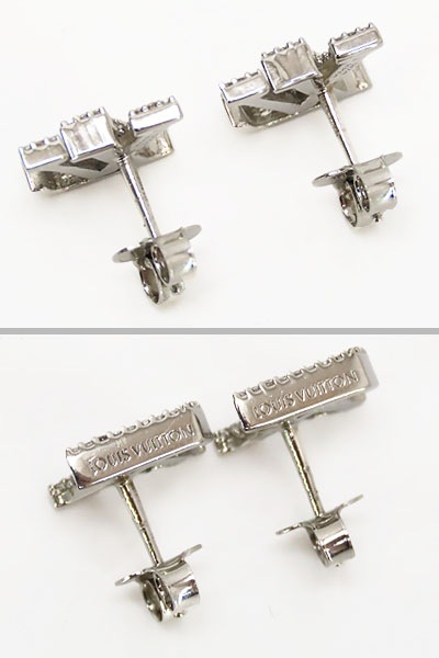 新品同様ルイヴィトンブックルドレイユLVアイコニックストラスピアスシルバーラインストーンメタルM00608 新品同様ルイヴィトンブックルドレイユLVアイコニックストラスピアスシルバーラインストーンメタルM00608