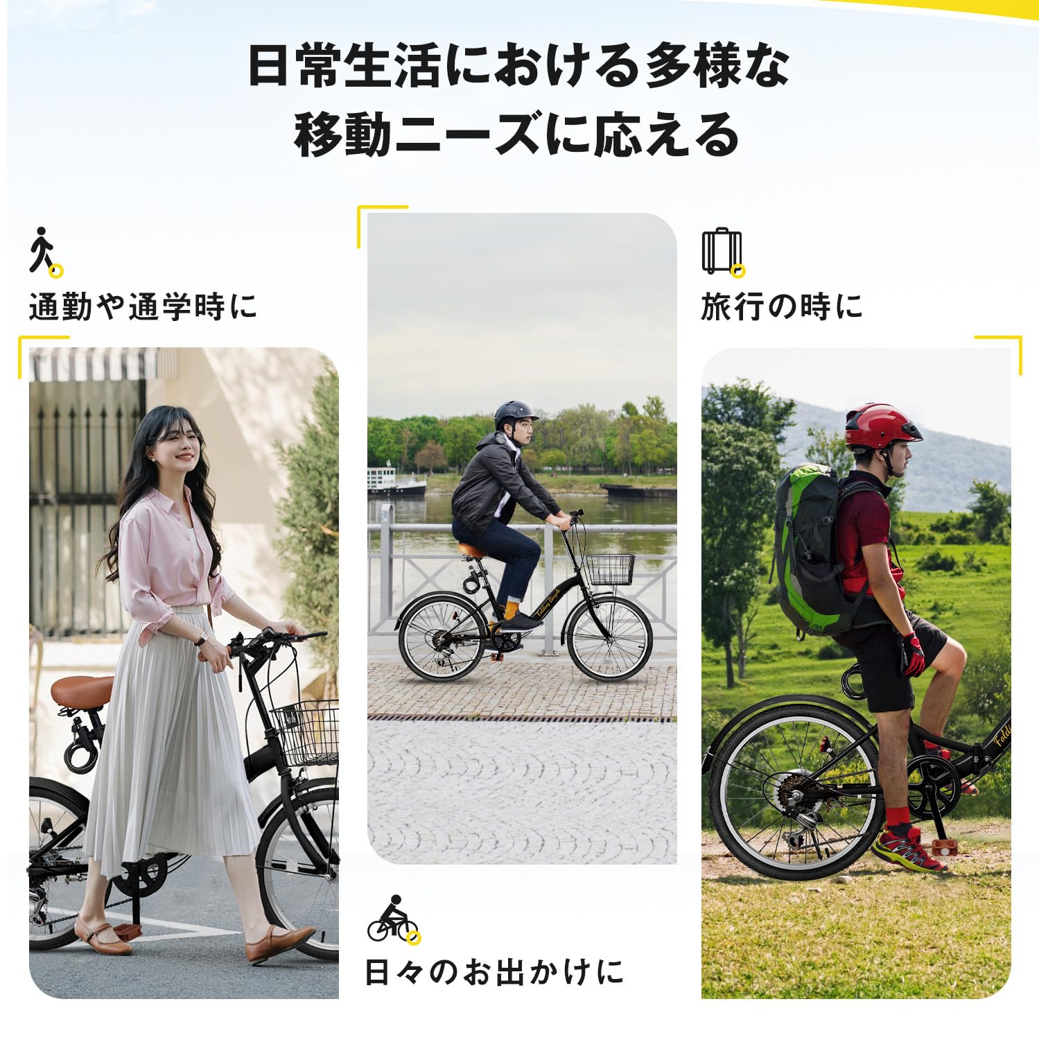 Mixiu 折畳み自転車 20インチ 軽量 素早く折畳可能 シマノ６段変速 高炭素鋼フレーム ハンドルサドル高さ調整可能 折り畳み自転車 通勤 通学 折りたたみ自転車 前後泥除け装備 ワイヤーロック ricknehrt.com