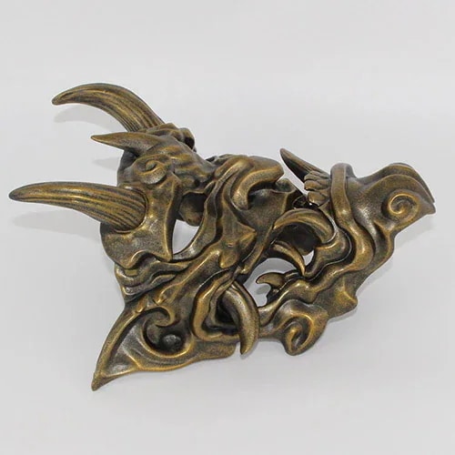 マスク 仮面 お面 コスプレ ハロウィン コスチューム はんにゃ ハロウィーン halloween 復活祭 パーティー イベント お化け屋敷 忘年会 怖い 赤 樹脂