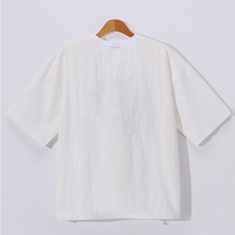 ソウルプリントオーバーフィットストリング半袖Tシャツ BMRT4569 ソウルプリントオーバーフィットストリング半袖Tシャツ BMRT4569