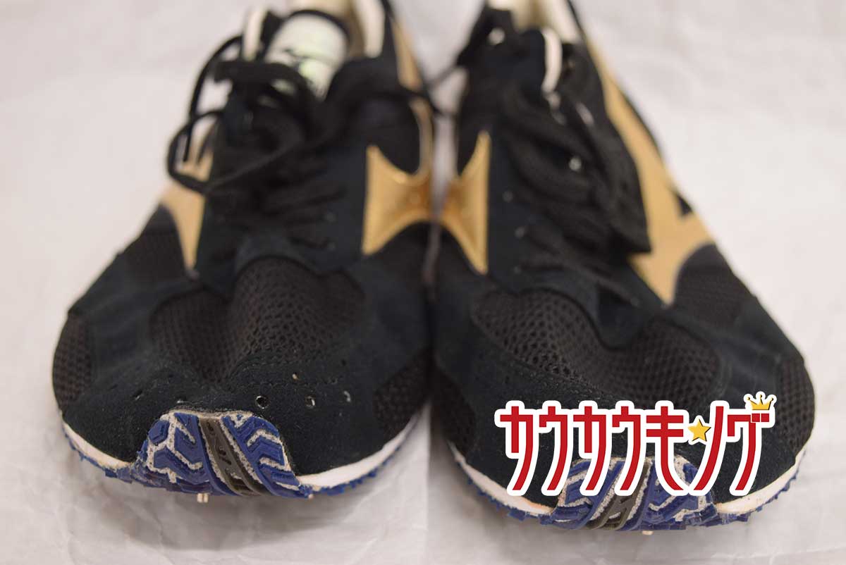 【中古】ミズノ スペシャルオーダー 陸上 スパイク 中 長距離用 25cm ブラック ゴールド MIZUNO 【中古】ミズノ スペシャルオーダー 陸上 スパイク 中 長距離用 25cm ブラック ゴールド MIZUNO