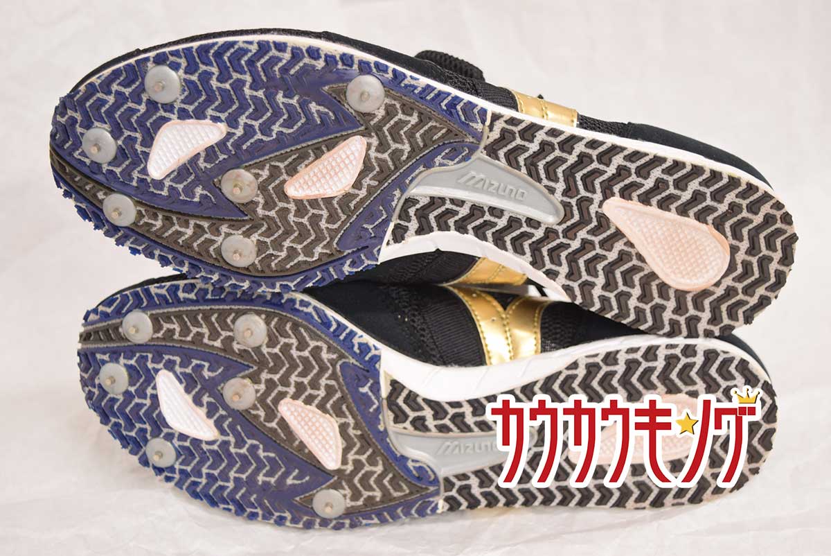 【中古】ミズノ スペシャルオーダー 陸上 スパイク 中 長距離用 25cm ブラック ゴールド MIZUNO 【中古】ミズノ スペシャルオーダー 陸上 スパイク 中 長距離用 25cm ブラック ゴールド MIZUNO