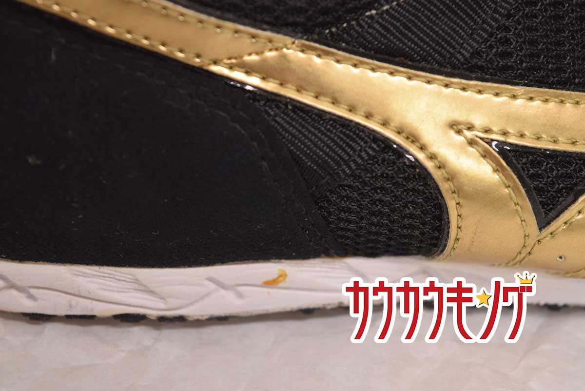 【中古】ミズノ スペシャルオーダー 陸上 スパイク 中 長距離用 25cm ブラック ゴールド MIZUNO 【中古】ミズノ スペシャルオーダー 陸上 スパイク 中 長距離用 25cm ブラック ゴールド MIZUNO