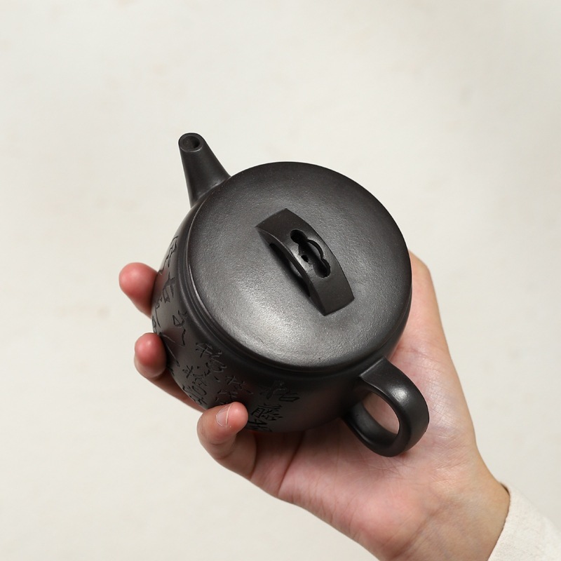 Shihuangフルハンドメイド紫色の粘土ティーポットグダオハンワティーポットホームカンフーティーセットライブブロードキャスト Shihuangフルハンドメイド紫色の粘土ティーポットグダオハンワティーポットホームカンフーティーセットライブブロードキャスト