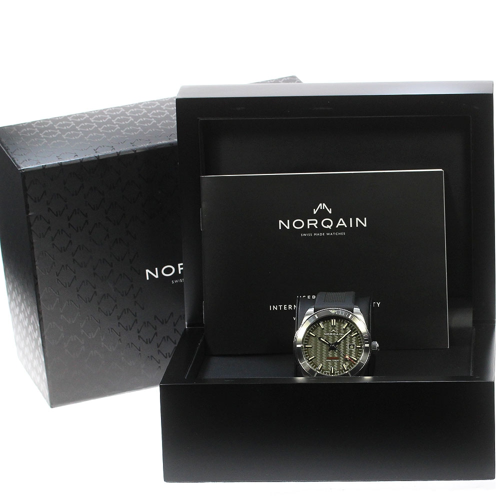 ノルケイン NORQAIN N1000S01A/K101/10KC.20S アドベンチャー スポーツ デイト 自動巻き メンズ 美品 箱・保証書付き_836858【中古】 ノルケイン NORQAIN N1000S01A/K101/10KC.20S アドベンチャー スポーツ デイト 自動巻き メンズ 美品 箱・保証書付き_836858【中古】
