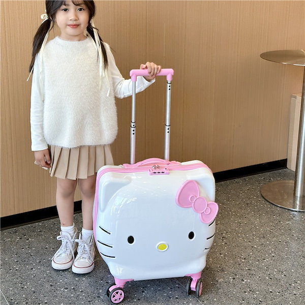 Qoo10] キティ スーツケース 20インチ ちする