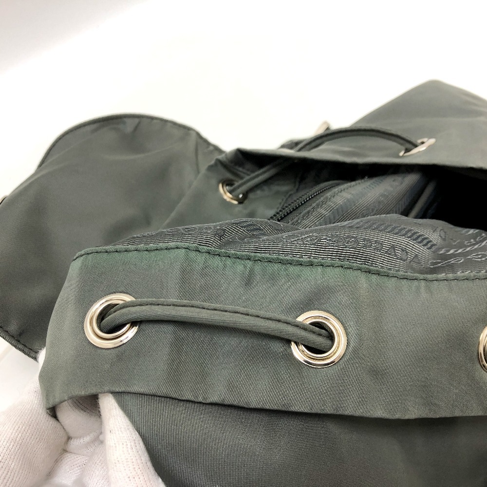 リュックサック BZ0032 トライアングルロゴ バックパック カバン レザー グレー リュックサック BZ0032 トライアングルロゴ バックパック カバン レザー グレー