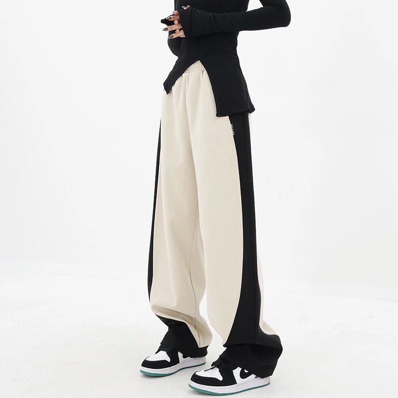 着痩せ切り替えスポーツパンツのガードルスラックスパンツハーレムパンツのデザイン感ズボンジョガーパンツ