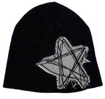 Doodle Star Short (Black) TWSシンユ着用！かわいいビーニー ENHYPEN声優着用！！ ビーニー帽子