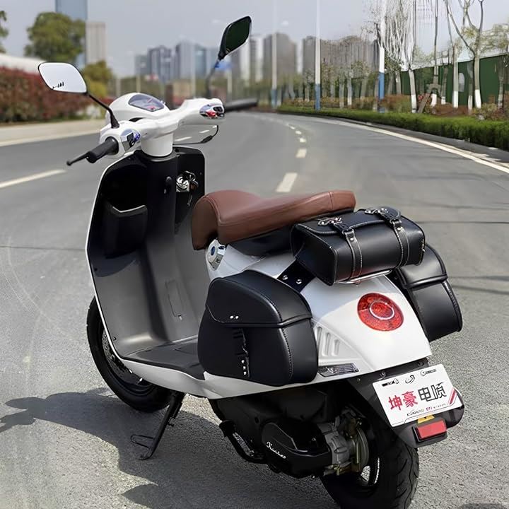 バイク バッグ サイドバッグ ２個セット バイクバッグ サドルバッグ ツーリング バック ツール 財布 小物入れ かばん 防水(ブラック：２個セット)