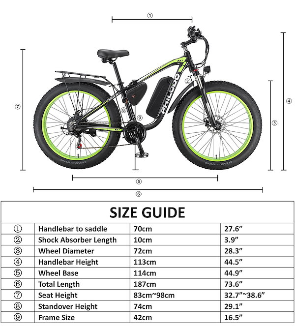 Qoo10] PHILODO 26インチ電動自転車 電動アシスト自転車