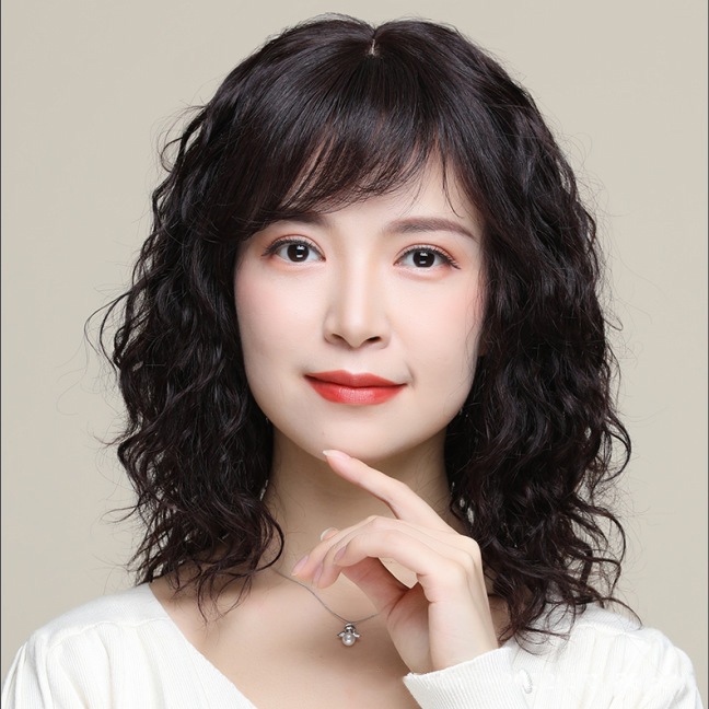 女性用フルリアルヘアウィッグ女性用ウール巻き毛ウィッグセット自然なふわふわ美しさ年齢を減らす白髪のマザーウィッグ 女性用フルリアルヘアウィッグ女性用ウール巻き毛ウィッグセット自然なふわふわ美しさ年齢を減らす白髪のマザーウィッグ