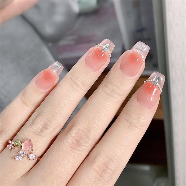 ネイルチップ 楽天市場】Annhua 240枚セット ネイルチップ 透明 アーモンド