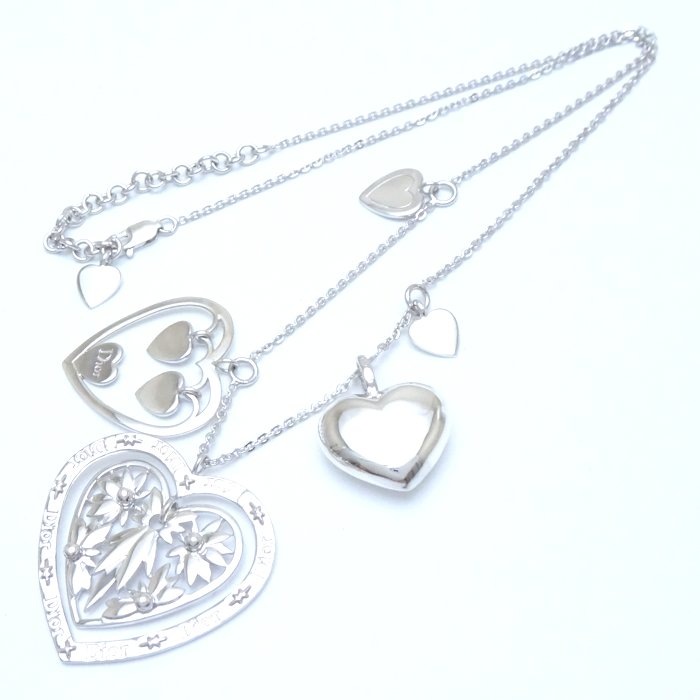 ネックレス ハートモチーフ シルバー925/292967【中古】 ネックレス ハートモチーフ シルバー925/292967【中古】