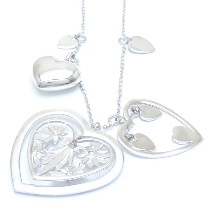 ネックレス ハートモチーフ シルバー925/292967【中古】 ネックレス ハートモチーフ シルバー925/292967【中古】