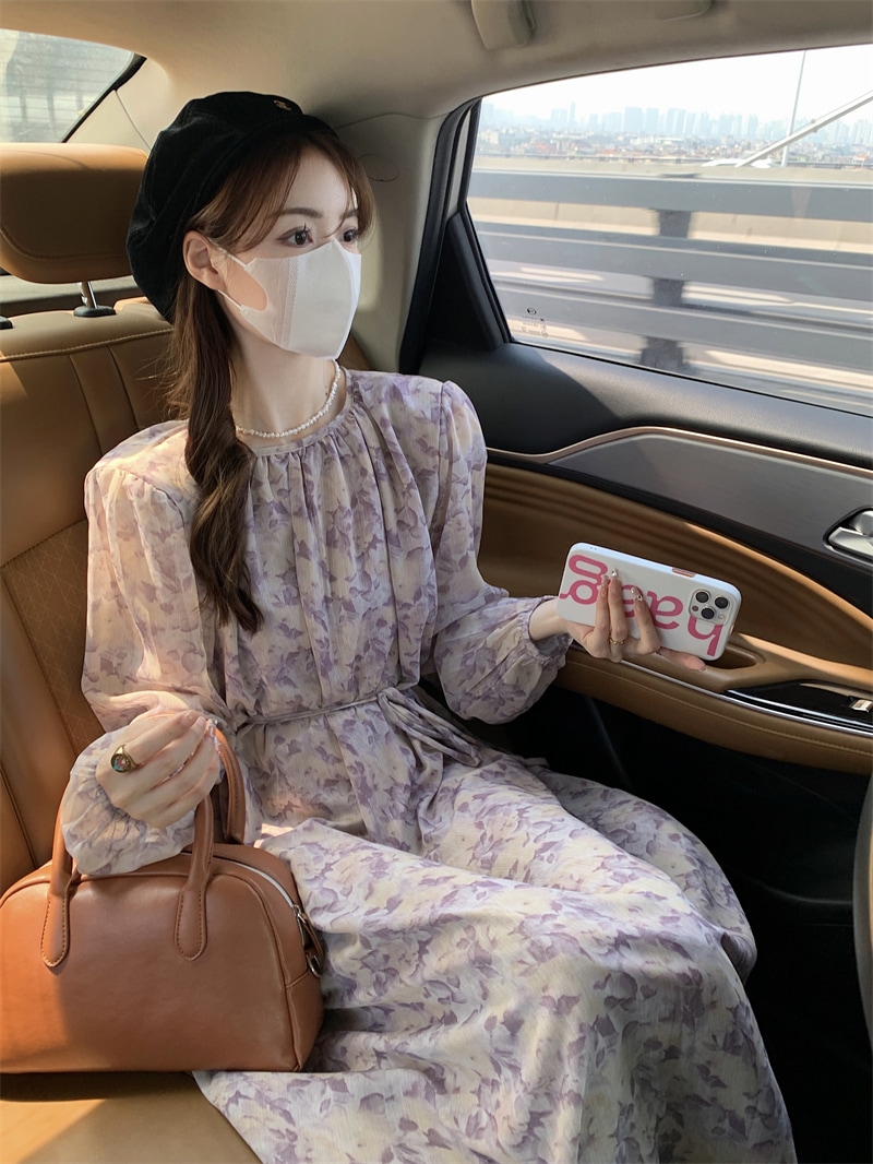 ワンピース レディース ミモレ ミモレ丈 S M L XL 2XL 韓国 ロング丈 長袖 ラウンドネック Aライン ウエストマーク ウエストリボン かわいい 大人可愛い シンプル おとな 大人 上品 ワンピース レディース ミモレ ミモレ丈 S M L XL 2XL 韓国 ロング丈 長袖 ラウンドネック Aライン ウエストマーク ウエストリボン かわいい 大人可愛い シンプル おとな 大人 上品