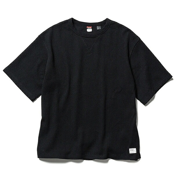 エコハイブリッド ワッフル ルーズフィット ティー Tシャツ 半袖 Ferre Yarn ワッフル生地