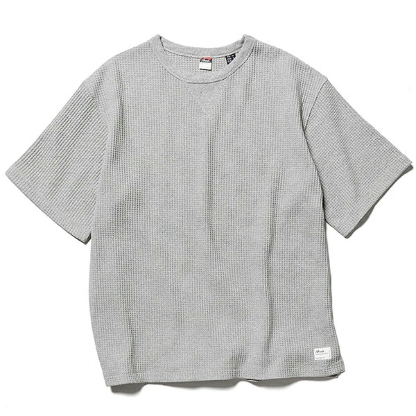 エコハイブリッド ワッフル ルーズフィット ティー Tシャツ 半袖 Ferre Yarn ワッフル生地