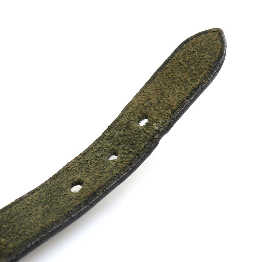 エルメス HERMES ブレスレット レザー/メタル ブラック/シルバー ユニセックス e60608a