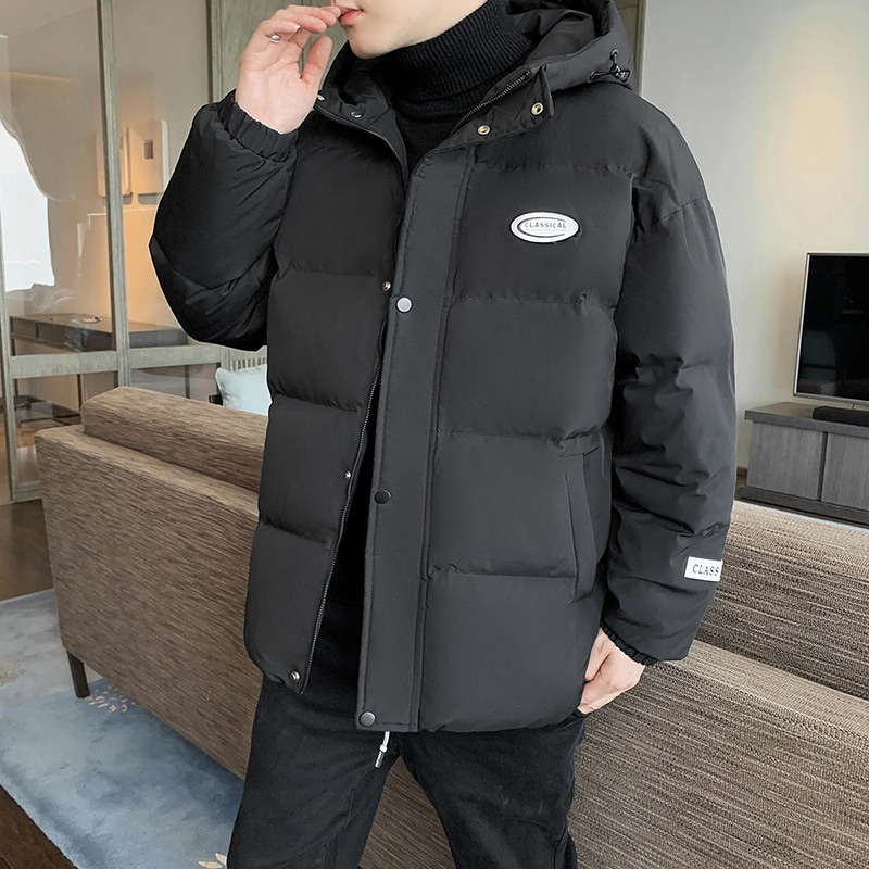 綿の服の男性の冬の綿服のコートの男性の冬の服のゆったりした綿入れの上着;Q 綿入れ男性冬コート男性ダウン綿入れかっこいい上着保温冬男性