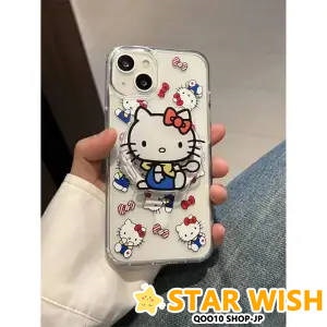 iPhone - せきちゃん Qoo10] かわいい キティ iphoneケース キ