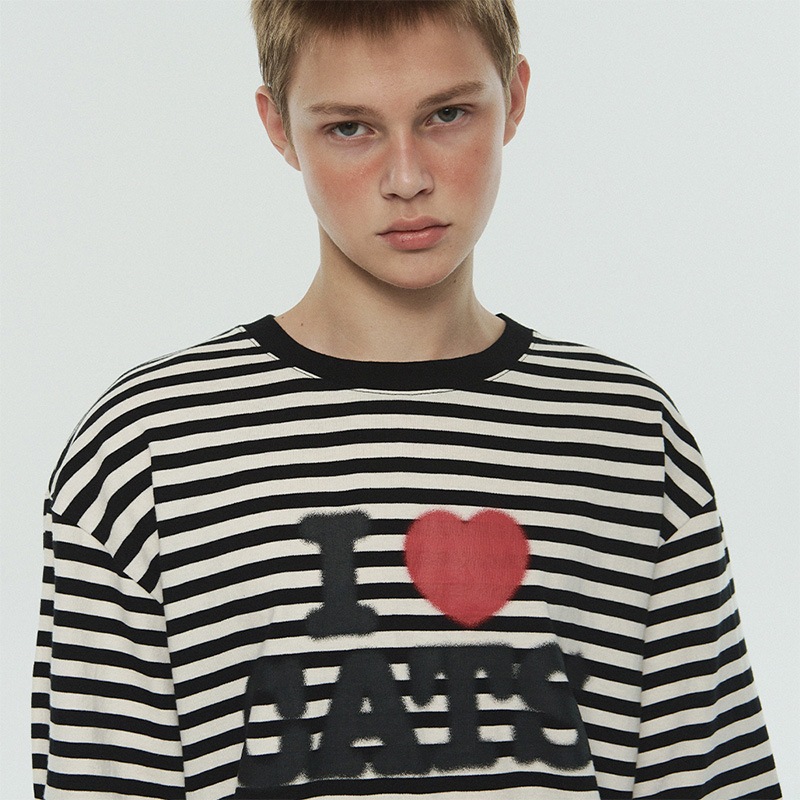 I LOVE CATS STRIPE LONG SLEEVE mdprevattcaulkingandwaterproofing.com