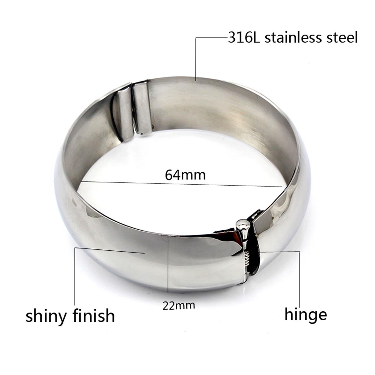 ワイド甲丸リングバングル シンプル 腕輪 男性 女性 ブレスレット プレゼント 綺麗 手首 プレーン ワイド甲丸リングバングル シンプル 腕輪 男性 女性 ブレスレット プレゼント 綺麗 手首 プレーン