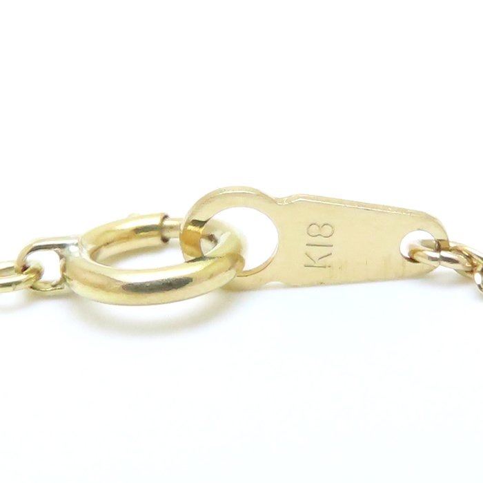 トップ付き ネックレス 43cm 3.3グラム K18YG イエローゴールド/76178【中古】 トップ付き ネックレス 43cm 3.3グラム K18YG イエローゴールド/76178【中古】