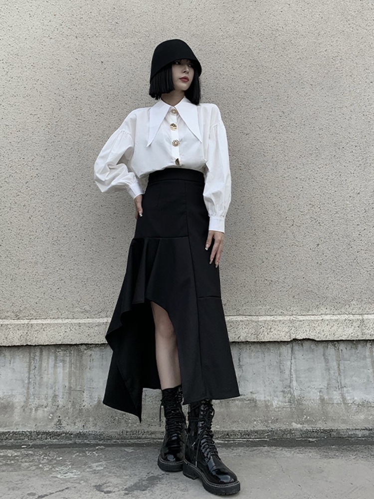 レディース スカート ボトムス マーメイドスカート ロングスカート 膝下 膝上 フィッシュテール フェミニン ストリート かわいい 大人可愛い きれいめ カジュアル 上品 おしゃれ かっこいい