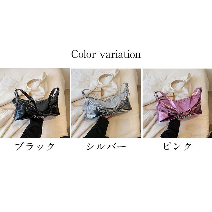 【期間限定】メタリック ショルダー ハンドバッグ トートバッグ 2way チェーン ファスナー 【azkss24-208】【予約販売:15-20日入荷予定順次発送】60込 【期間限定】メタリック ショルダー ハンドバッグ トートバッグ 2way チェーン ファスナー 【azkss24-208】【予約販売:15-20日入荷予定順次発送】60込