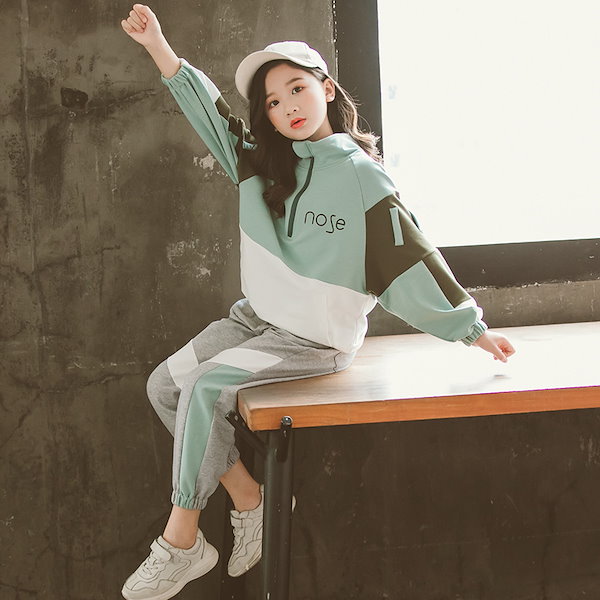 Qoo10] セットアップ キッズ ジャージ 女の子